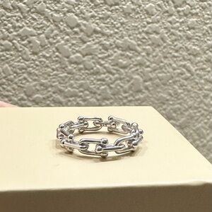 Sterling silver 925 link ring